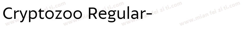 Cryptozoo Regular字体转换